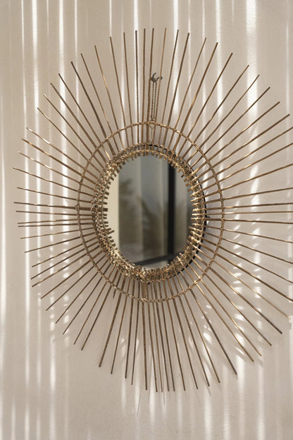 The Tropical Mirror - Natural - L 80x80cm Bazar Bizar