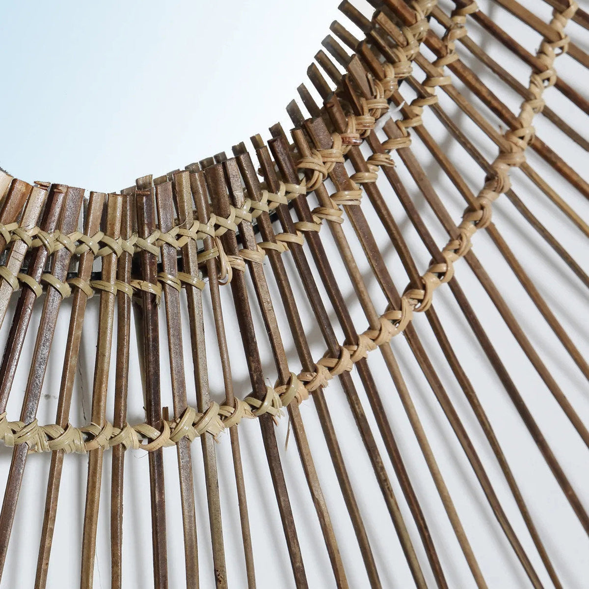 The Tropical Mirror - Natural - L 80x80cm Bazar Bizar
