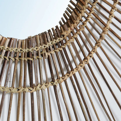 The Tropical Mirror - Natural - L 80x80cm Bazar Bizar
