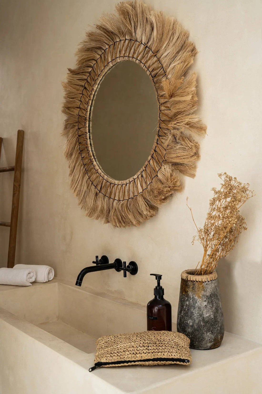 The Pretty Blond Mirror - Natural - L 90x90cm
