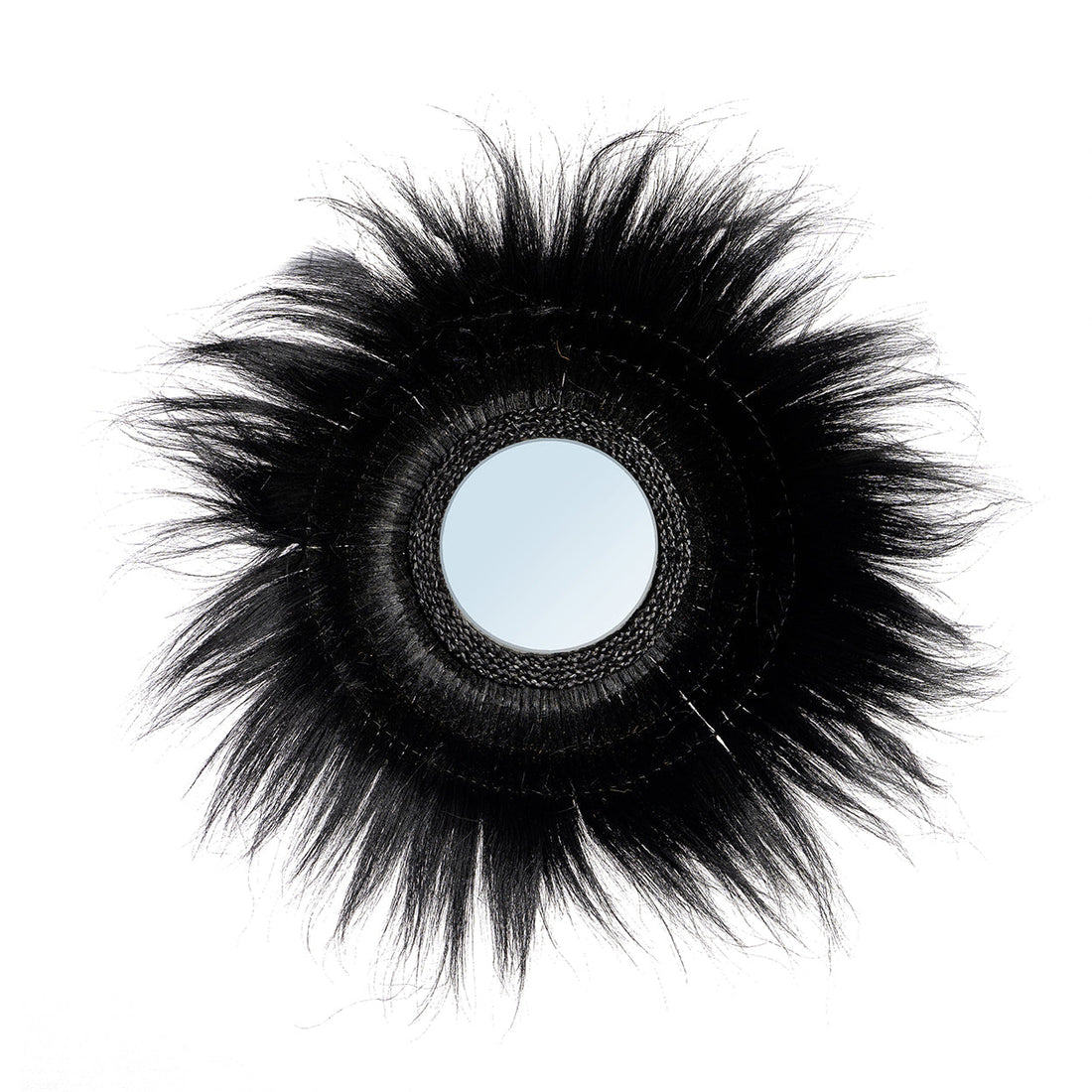 The Sunken Forest Mirror - Black 90x90cm