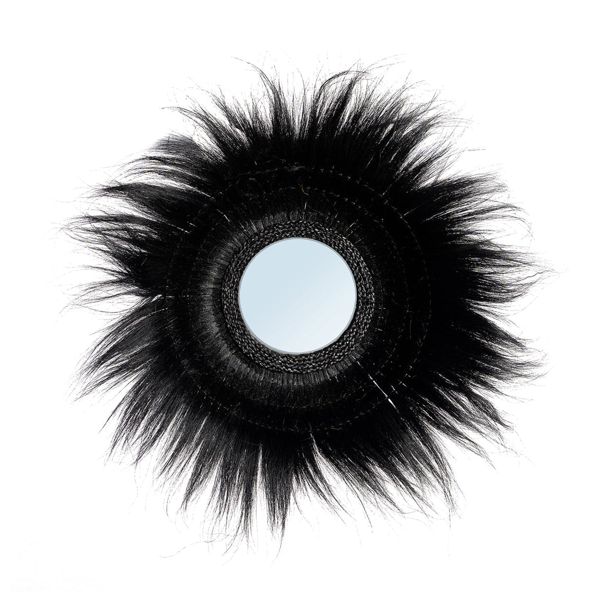 The Sunken Forest Mirror - Black 90x90cm