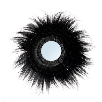 The Sunken Forest Mirror - Black 90x90cm