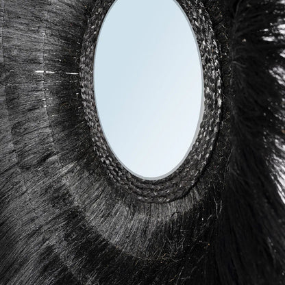 The Sunken Forest Mirror - Black 90x90cm