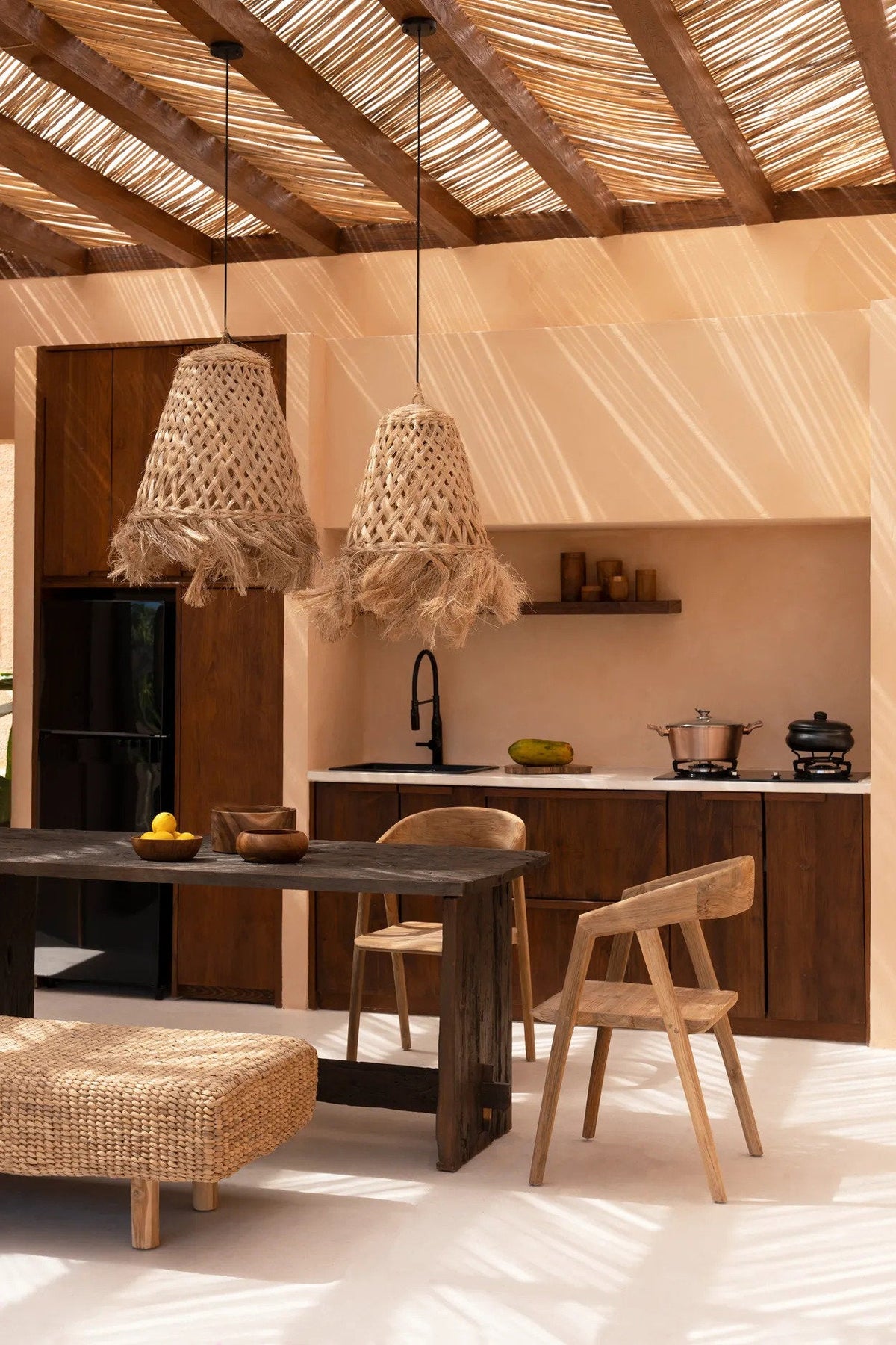 The Jelly Fish Pendant Light Natural Large Bazar Bizarre