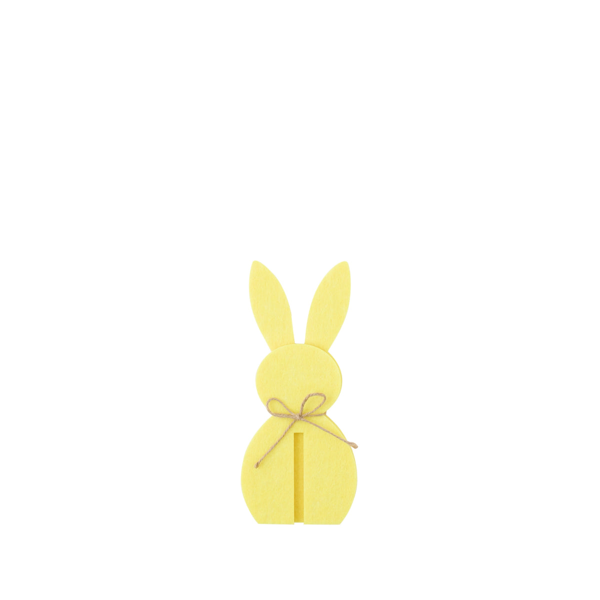 Easter Decoration Yellow Rabbit Felt Set of 3 J-Line