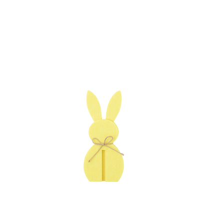 Easter Decoration Yellow Rabbit Felt Set of 3 J-Line