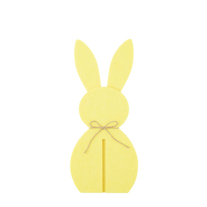 Easter Decoration Yellow Rabbit Felt Set of 3 J-Line