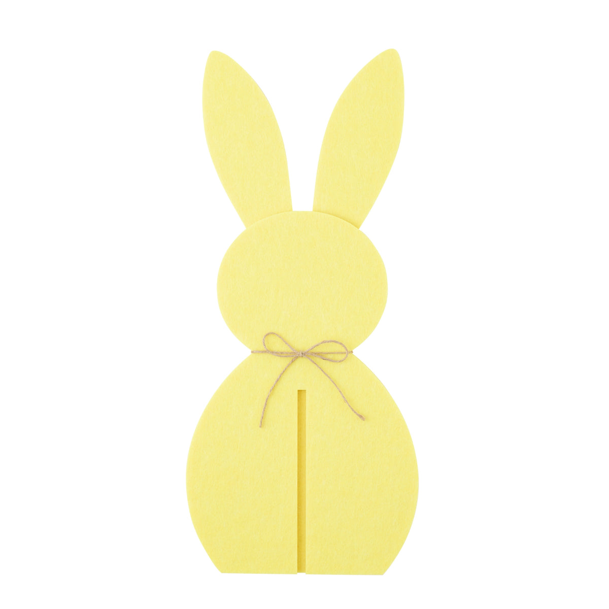 Easter Decoration Yellow Rabbit Felt Set of 3 J-Line