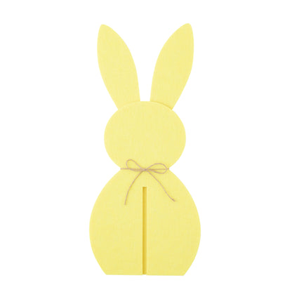 Easter Decoration Yellow Rabbit Felt Set of 3 J-Line