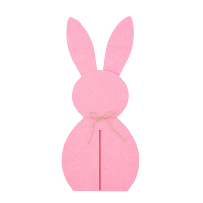 Easter Decoration Pink Bunny Felt Set of 3 J-Line