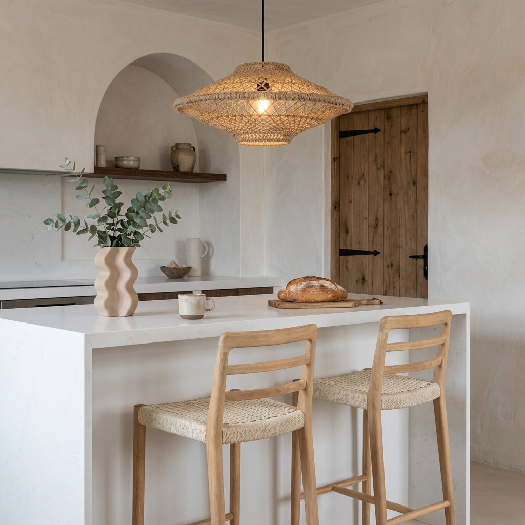 Corda Pendant Light Natural Rope Medium Ø60cm Raw Materials