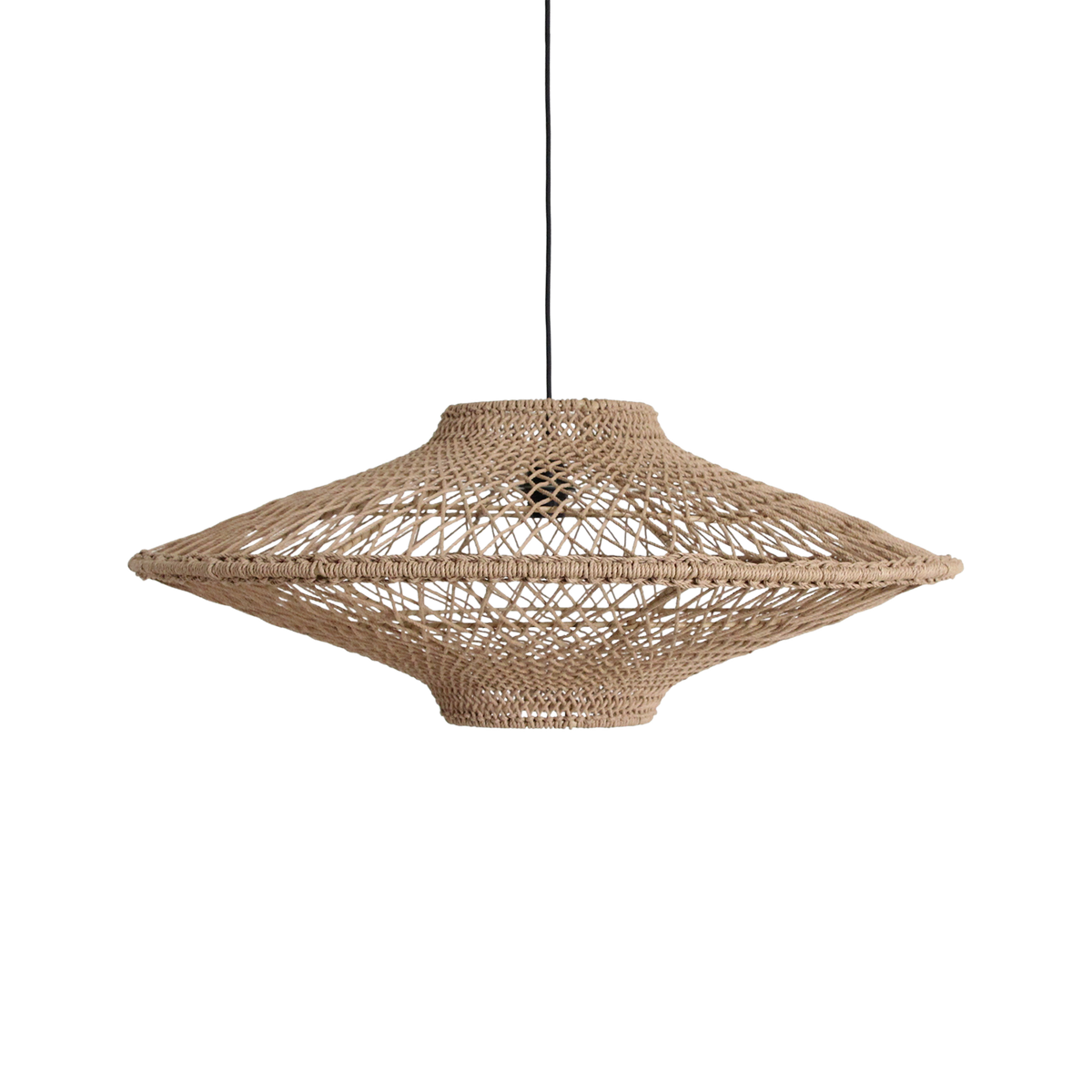 Corda Pendant Light Natural Rope Large Ø80cm Raw Materials