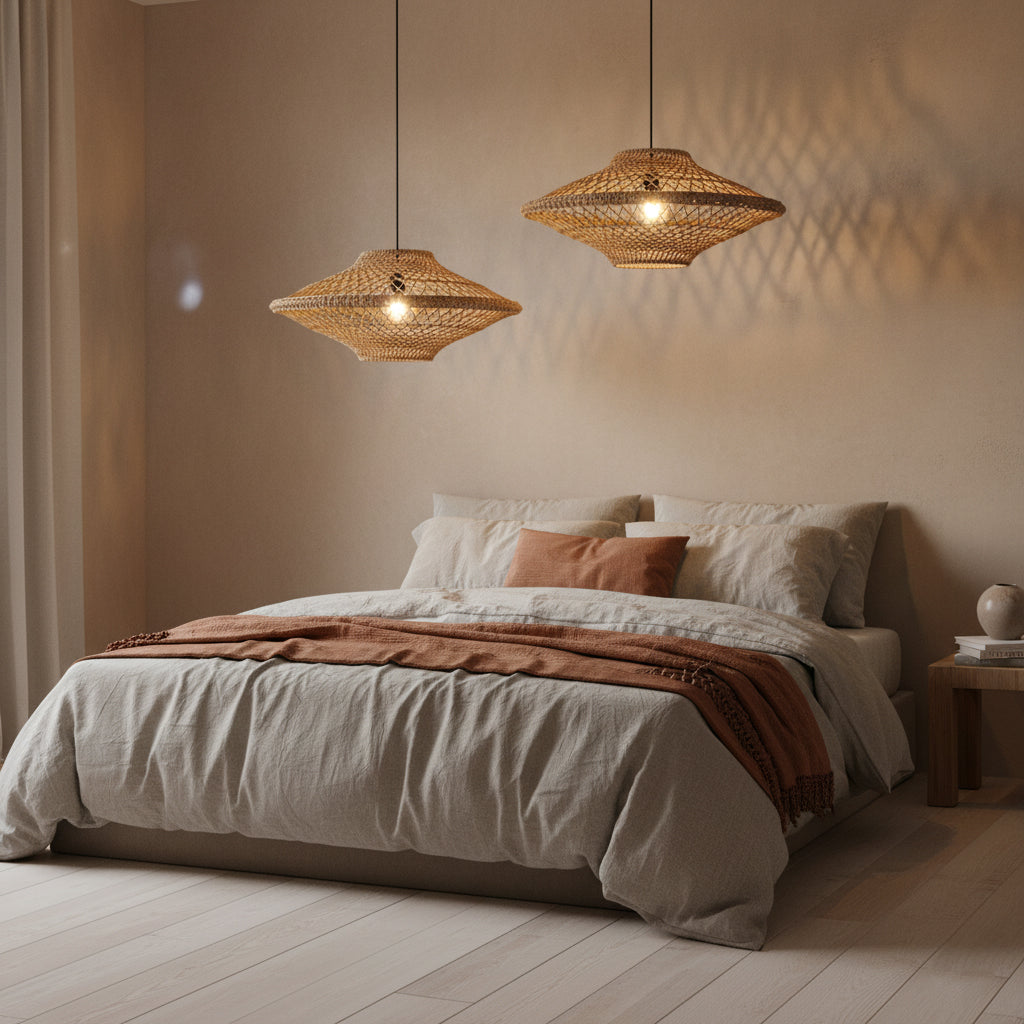 Corda Pendant Light Natural Rope Large Ø80cm Raw Materials