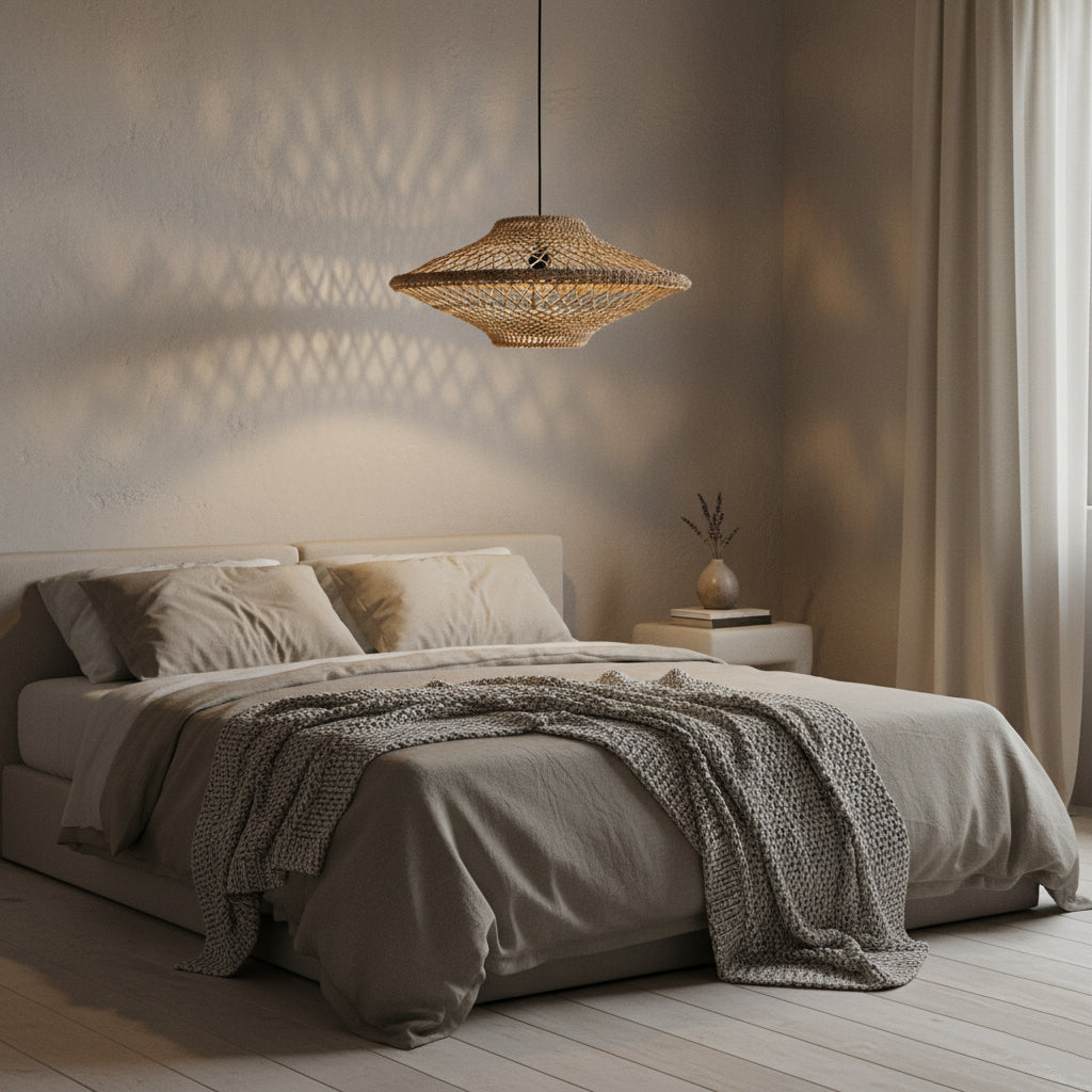 Corda Pendant Light Natural Rope Large Ø80cm Raw Materials