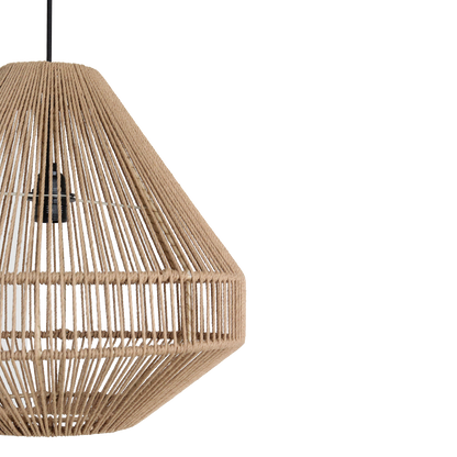 Linea Diamond Pendant Light Natural Ø44x42cm Raw Materials