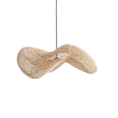 Wave Natural Large Raw Materials Pendant Light
