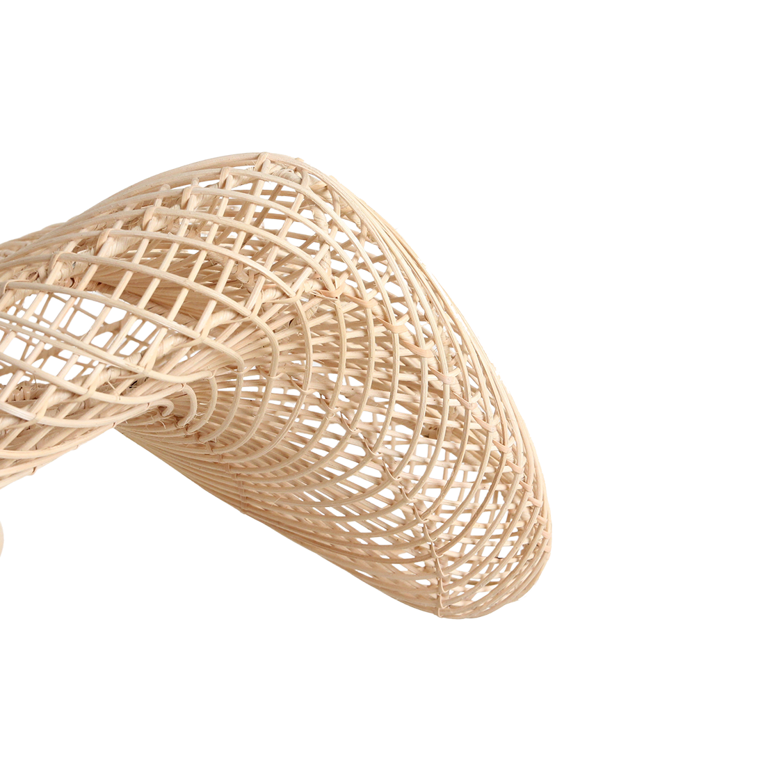 Wave Natural Large Raw Materials Pendant Light