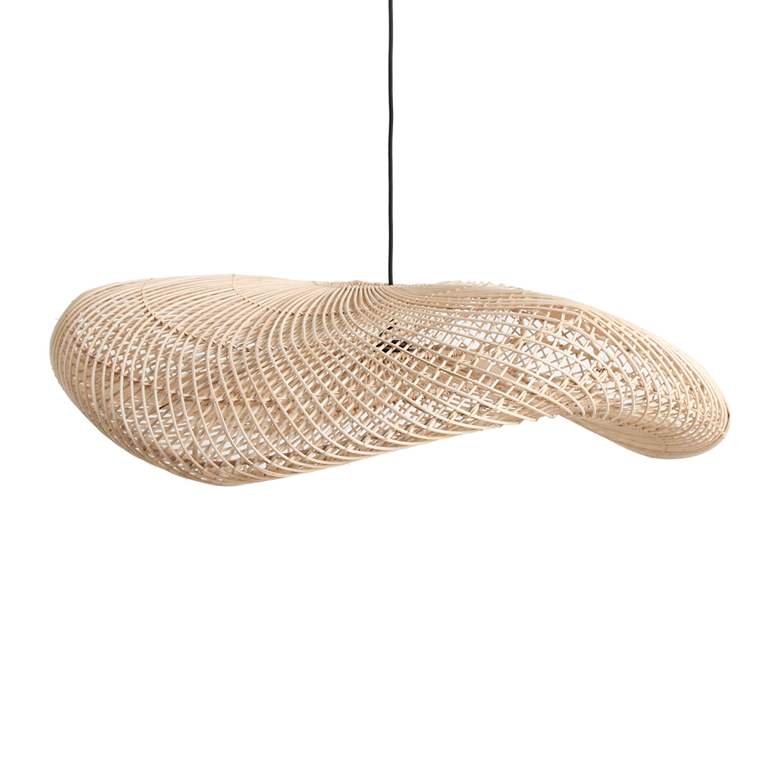 Pendant Light Wave Natural XL Raw Materials