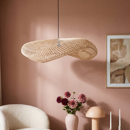 Pendant Light Wave Natural XL Raw Materials