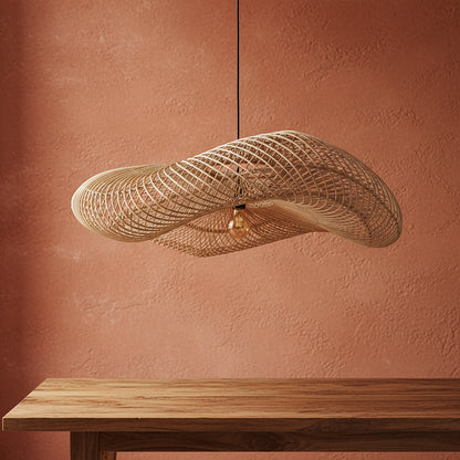 Pendant Light Wave Natural XL Raw Materials