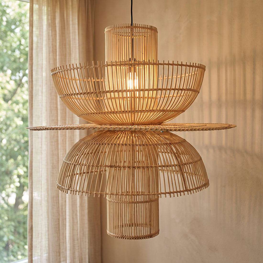 Saturn Pendant Light Ø65cm Raw Materials