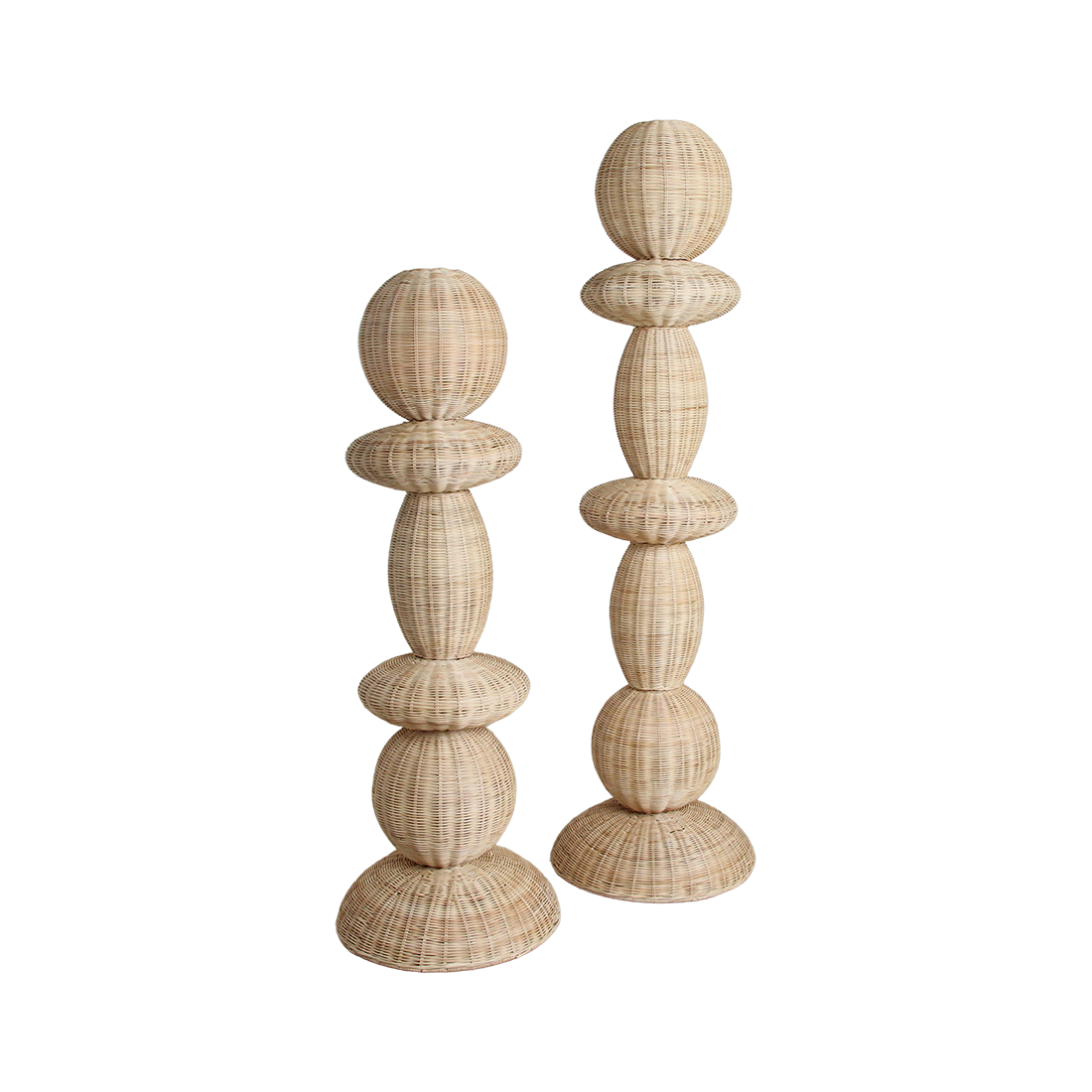 Tao Rattan Floor Lamp - 140cm Raw Materials