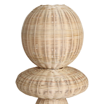 Tao Rattan Floor Lamp - 140cm Raw Materials