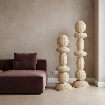 Tao rattan floor lamp - 175 cm Raw Materials