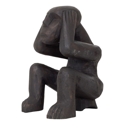 MUST Living Sculpture Monkey Hear Nothing