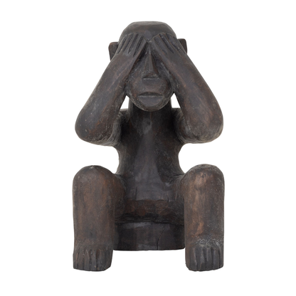 MUST Living Sculpture Monkey See Nothing