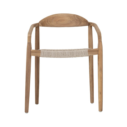 MUST Living Outdoor Dining Chair Santiago Teak Wood
