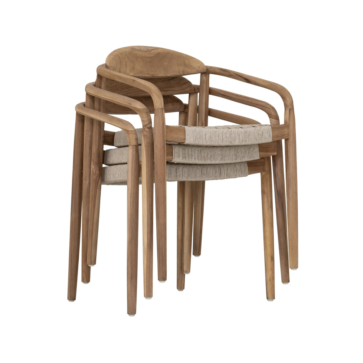 MUST Living Outdoor Dining Chair Santiago Teak Wood