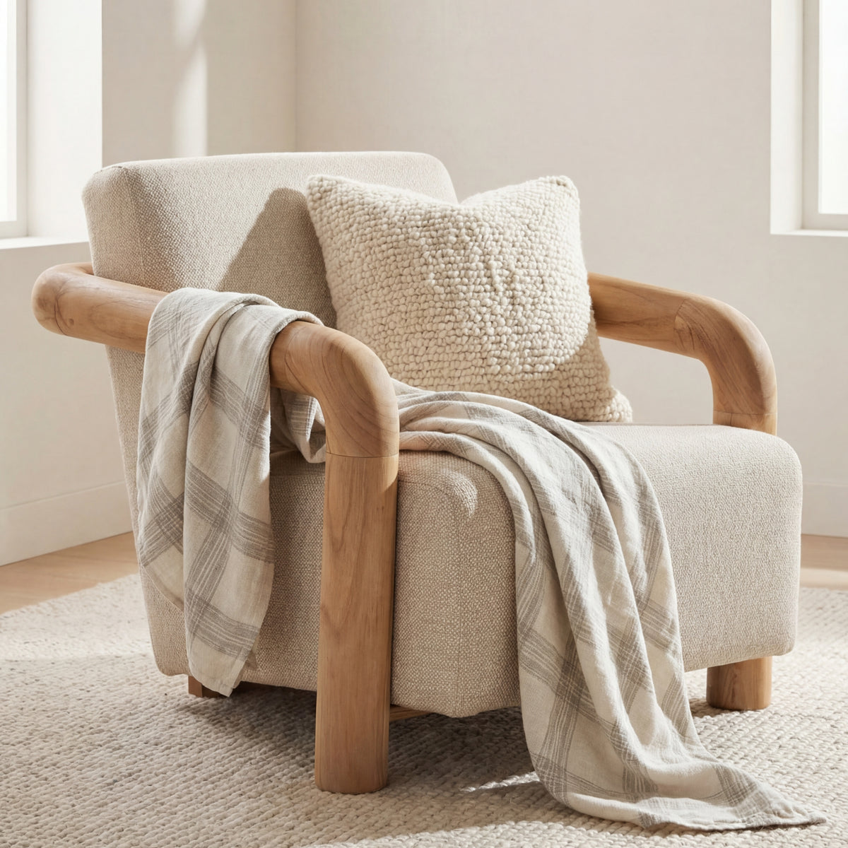 MUST Living Armchair Indoor &amp; Outdoor Blush