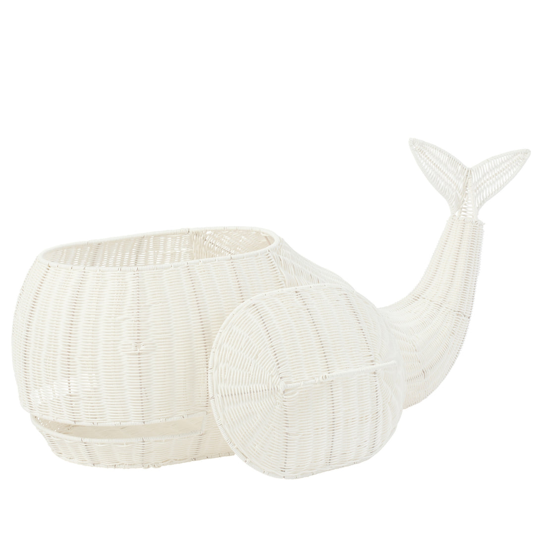 Whale Basket Plastic White J-Line