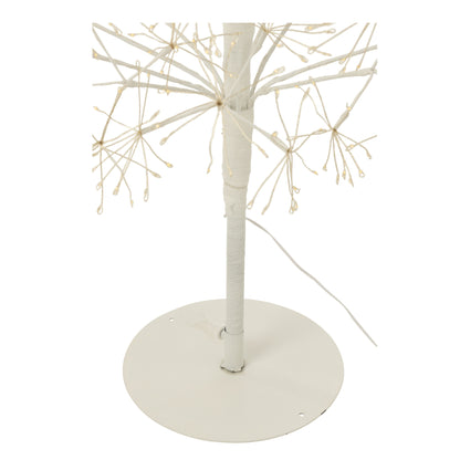 Christmas Tree Warm White LED Lights White Iron Extra Large H240cm J-Line