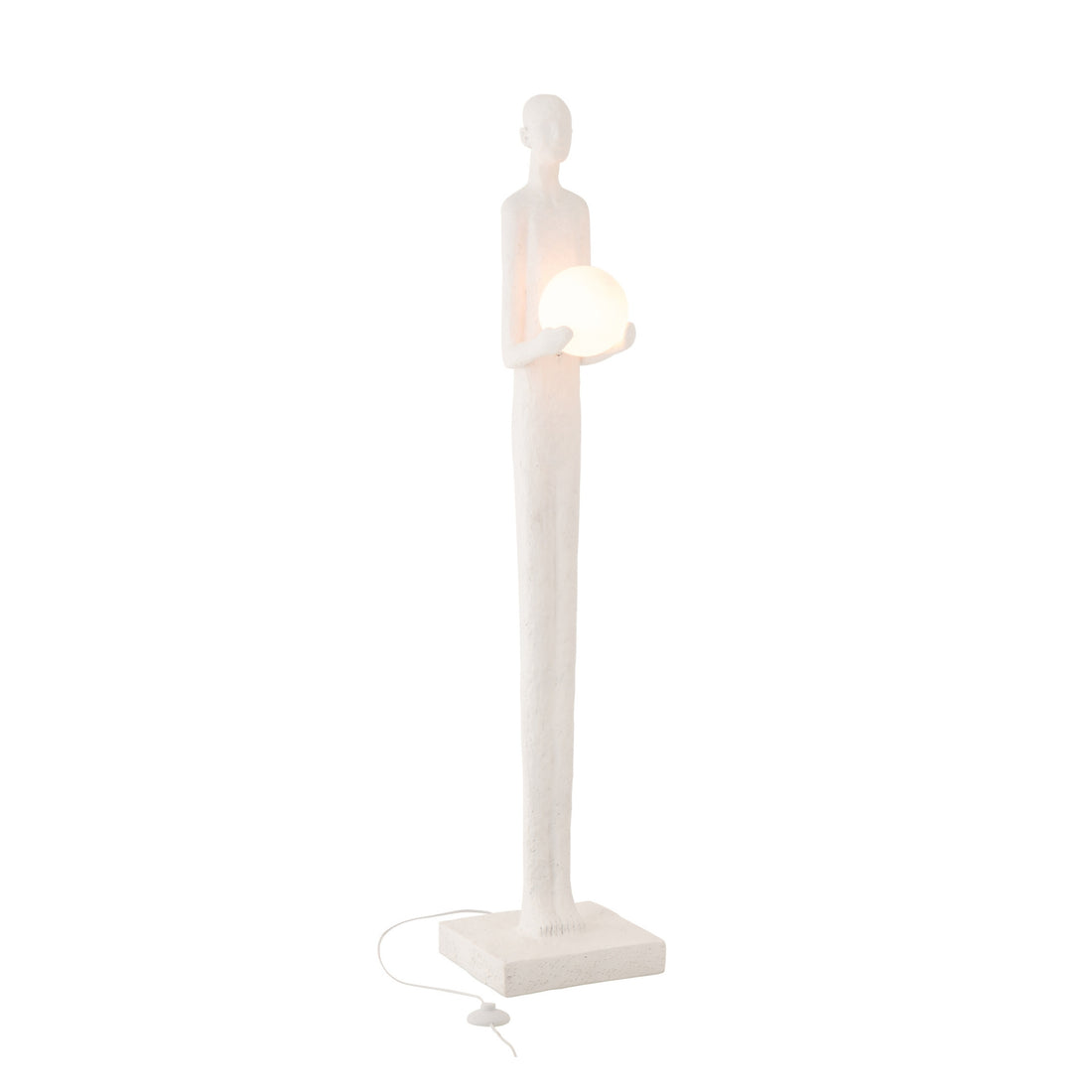 Floor Lamp Persoon Polyresin White J-Line