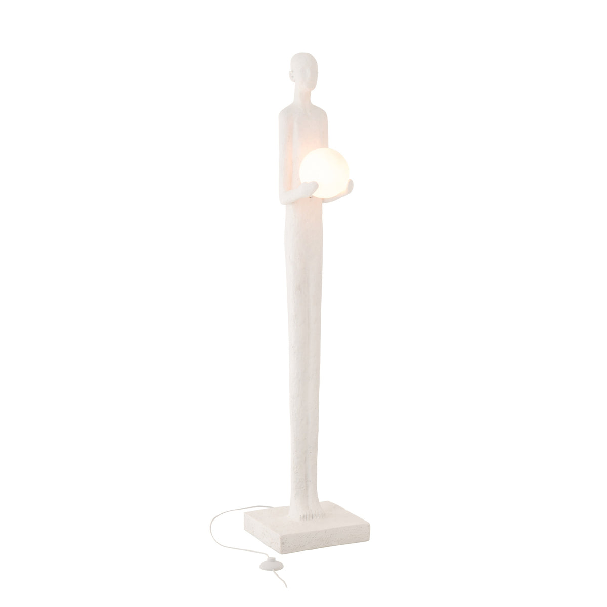 Floor Lamp Persoon Polyresin White J-Line