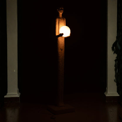 Floor Lamp Persoon Polyresin White J-Line