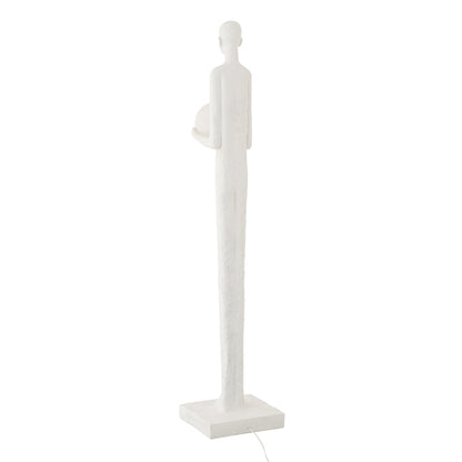 Floor Lamp Persoon Polyresin White J-Line
