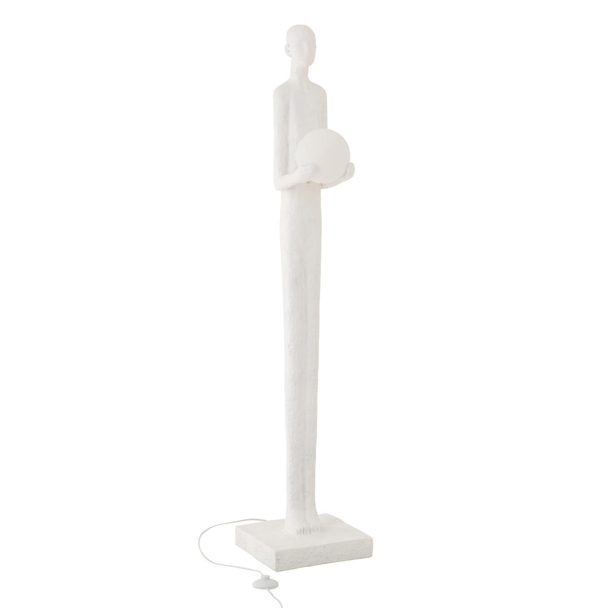 Floor Lamp Persoon Polyresin White J-Line