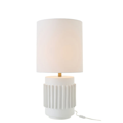 Table Lamp Ceramic White J-Line
