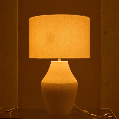 Henri Ceramic White Table Lamp J-Line