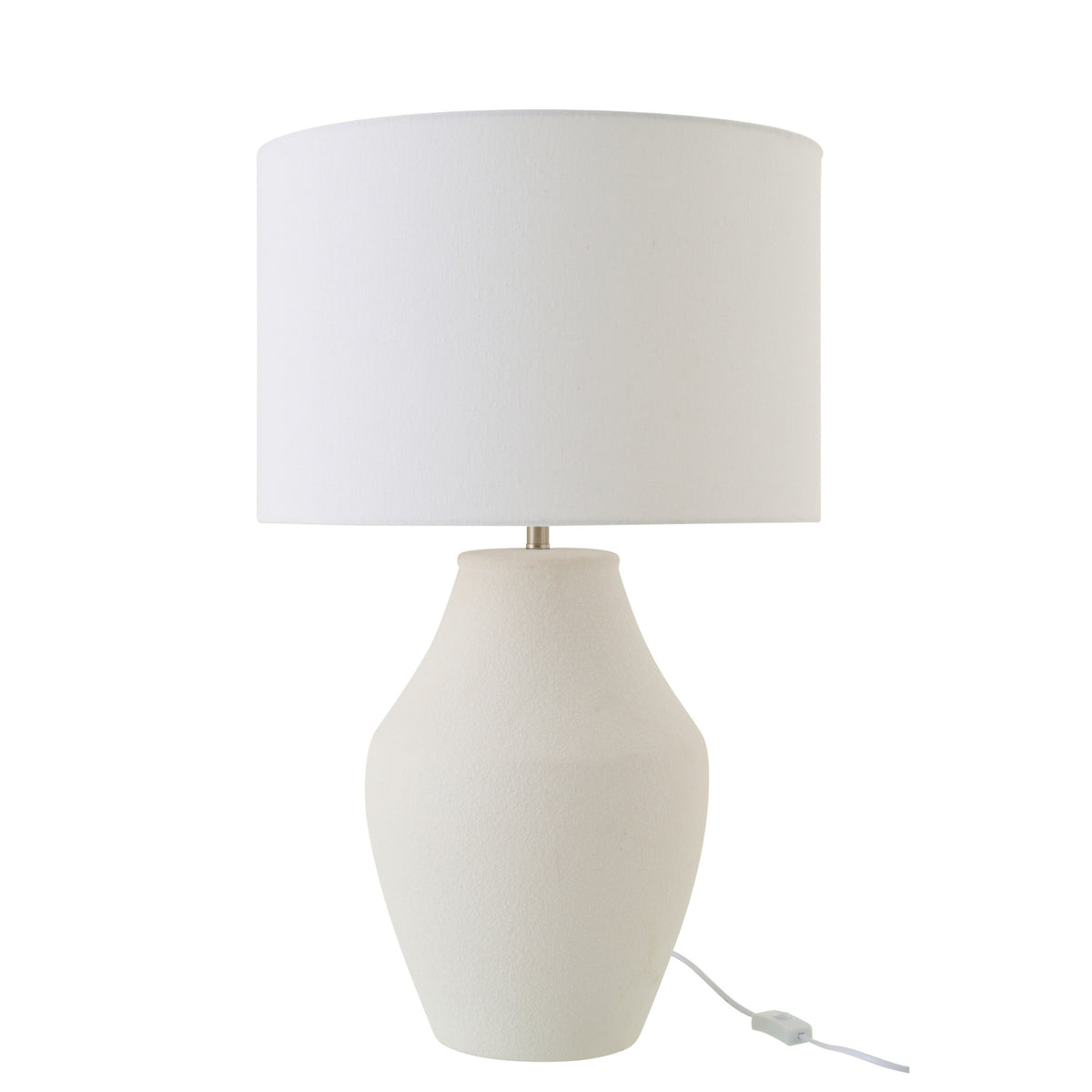 Henri Ceramic White Table Lamp J-Line