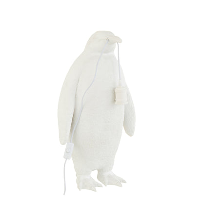 Table Lamp Penguin Resin White Large J-Line