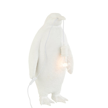 Table Lamp Penguin Resin White Large J-Line