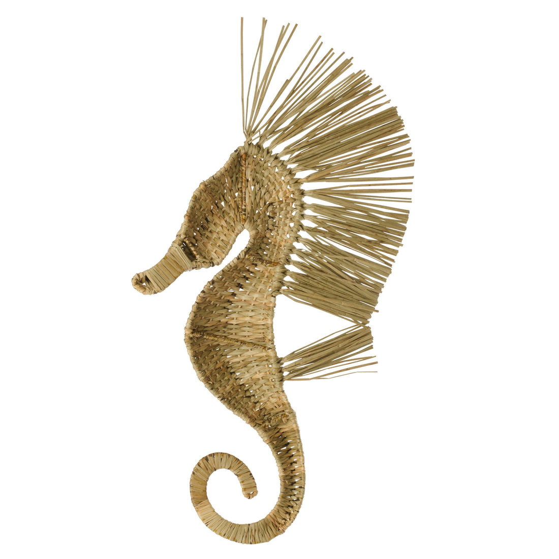 Seahorse Grass Wall Object Natural Large J-Line