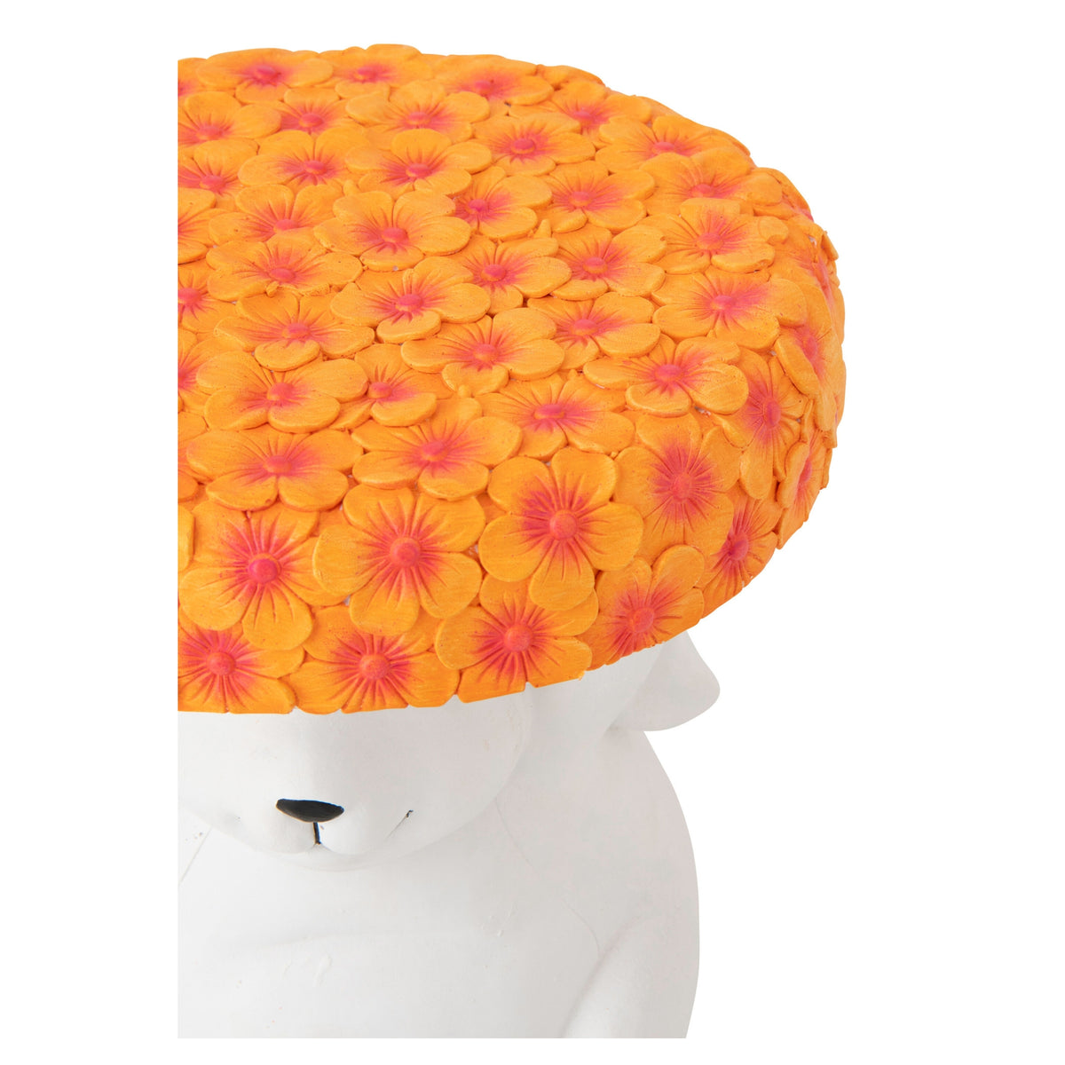 Side table Rabbit Magnesium White/Orange J-Line