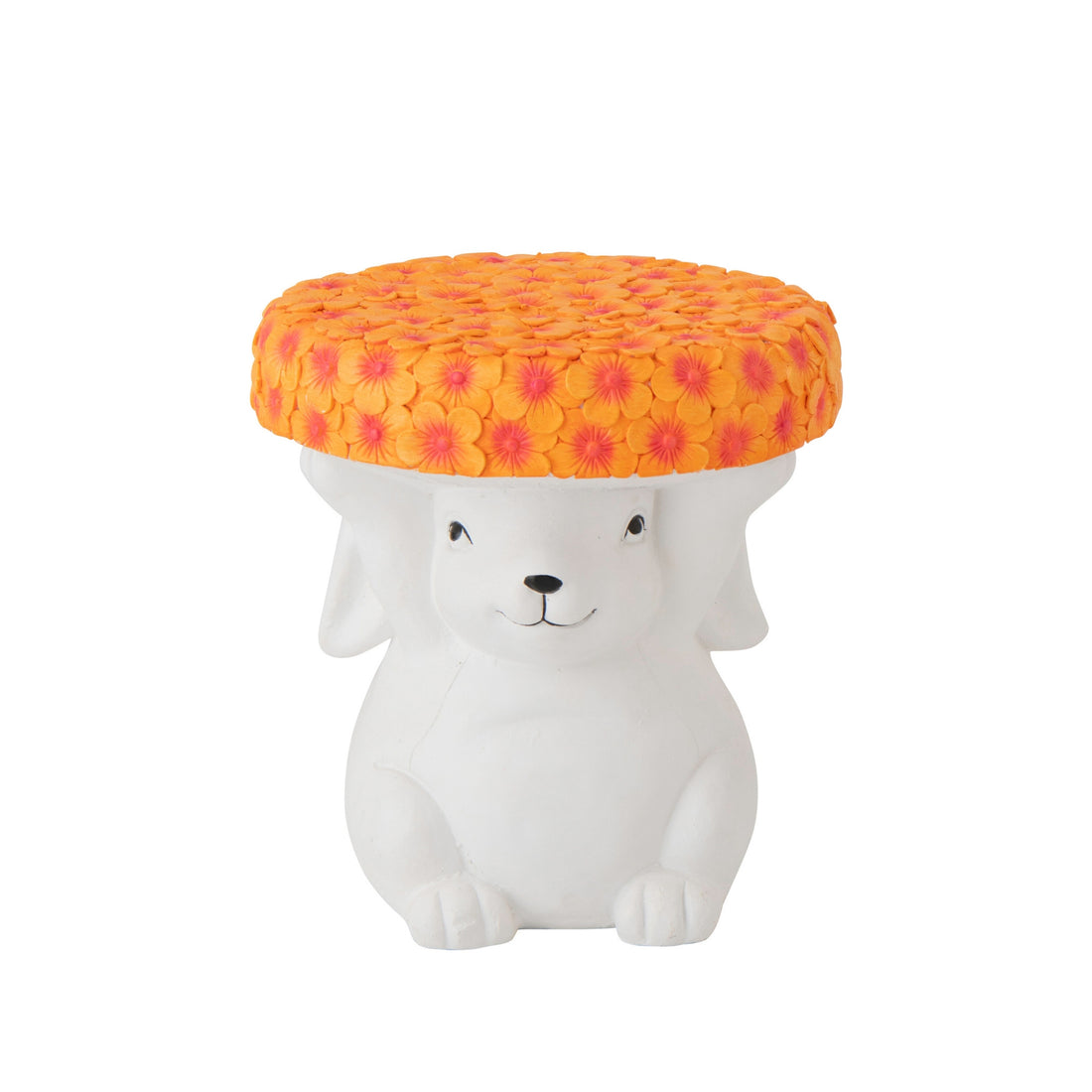 Side table Rabbit Magnesium White/Orange J-Line
