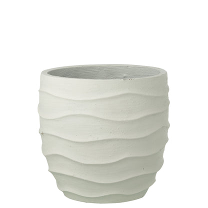 Flower Pot Wave + Outdoor Sand White Large J-Line